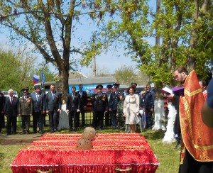 Перезахоронение 125 воинов 27 апреля 2015 г.